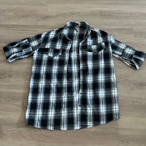 Black & white flannel